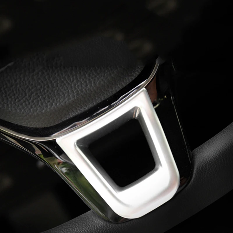3D автомобильный Стайлинг рулевого колеса ABS Матовый чехол наклейка эмблема для VW Golf 7 Jetta MK5 MK6 Polo- Passat B7 B8