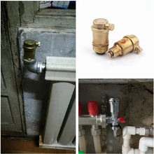 1 шт. 1/" 3/4" " Мужской Латунный автоматический воздушный клапан медный вентиляционный клапан домашняя система подачи воды система подачи тепла воздушный выпускной клапан