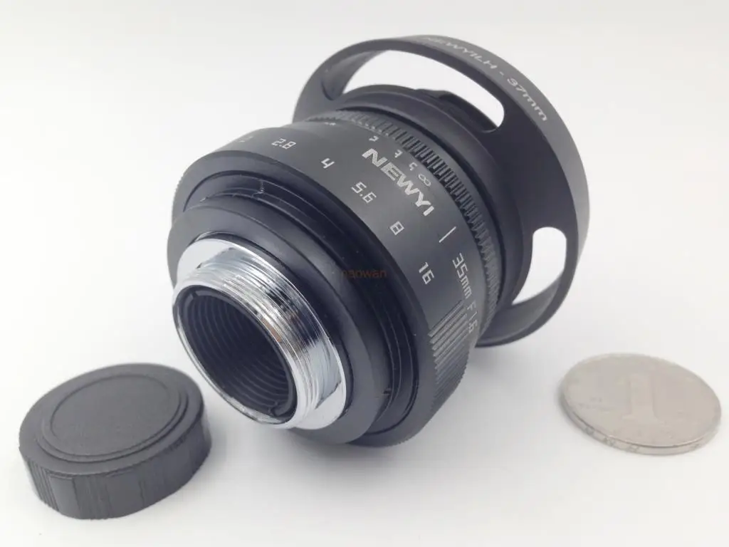 Объектив с креплением для камер 35 мм F1.6 CCTV c M4/3 gf6 em5 em1 gh5 gx8 FX xt20 xt1 EOSM sony nex a7 a6500 a6300 n1