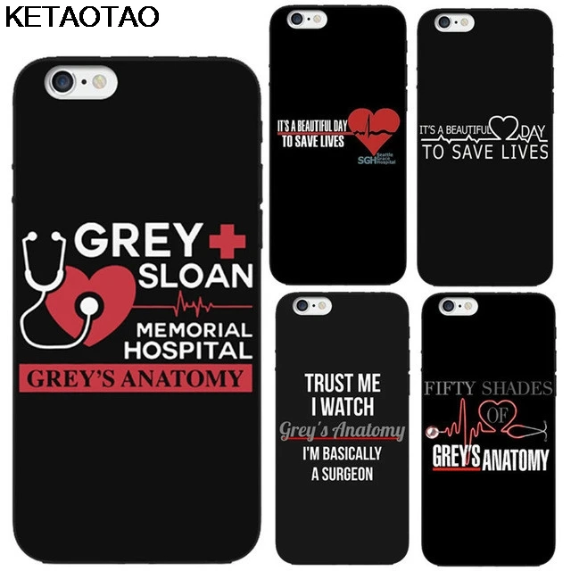 Серые Чехлы KETAOTAO Anatomy is My Person для iPhone 4S 5C 5S 6 6S 7 8 Plus X прозрачные мягкие чехлы из ТПУ |