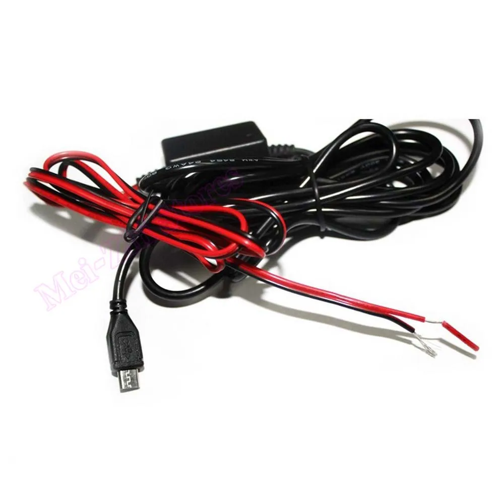 Мини usb зарядное устройство для авто с контрастным жесткий провод комплект