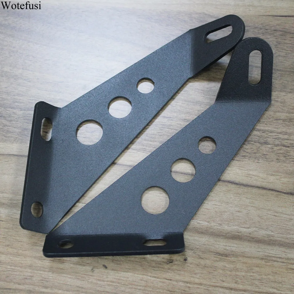 

Wotefusi Hood Spot Flood Light Lamp Lens Bracket Holders Support Steel Plate For Jeep Wrangler 07-16 08 09 11 13 14 15 [QPA280]
