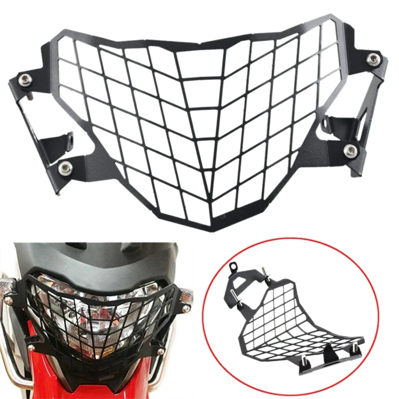 

Black Motorcycle Front Headlight Screen Cover Protector For Bmw G310Gs 2017-18