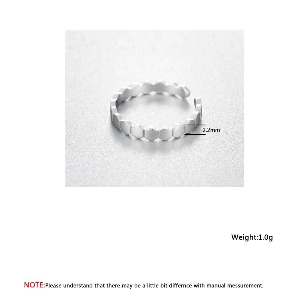 Chandler химический элемент Штабелируемый Midi Pinkie Ring Femme с изменяемым размером без