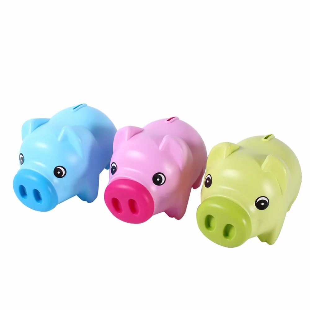 Buy Portable Plastic Piggy Bank Coin Box Money Cash