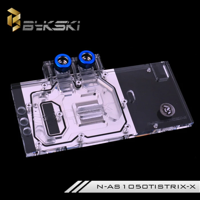 Блок водяного охлаждения Bykski с графическим процессором и GPU для ASUS N AS1050TISTRIX X