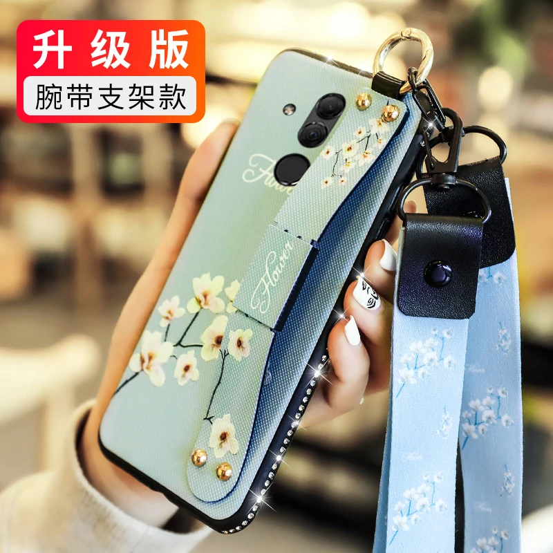 Модный чехол для телефона с разбитыми цветами huawei mate 20 Lite силиконовый мягкий