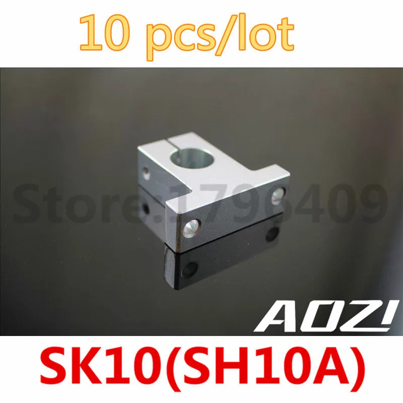 

10pcs/lot SK10 Bearing CNC Aluminum Linear Rail Shaft Guide Support Rounter SH10A High Quality