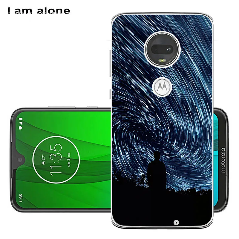 Чехлы для телефонов I am alone для Motorola Moto G7 G7 Play G7 power из мягкого ТПУ для мобильных телефонов модные сумки для Moto G7 - Цвет: Soft TPU U33