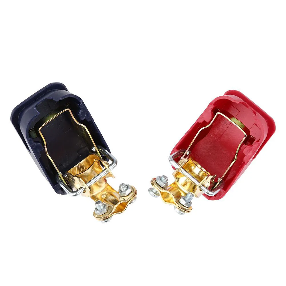 2PCS Auto Car 12V Car Battery Terminals Connector Switch Clamps Quick Release Lift Off Positive& Negative CA