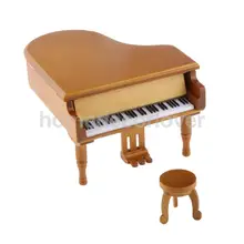 Burlywood заводная Музыкальная шкатулка красивая мелодия Play Box Дети Chritsmas подарок