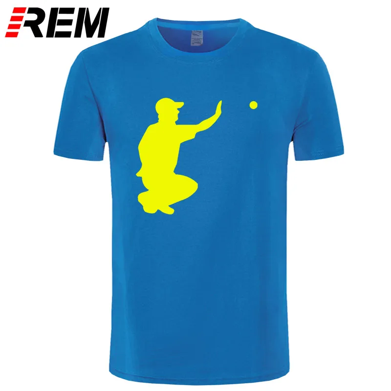 REM petanque Буле футболка мужская с принтом хлопок Круглый вырез натуральный подарок юмором летняя футболка с рисунком - Цвет: blue yellow