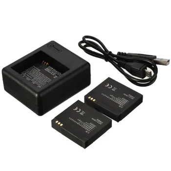 

1010mAh Li-ion Battery + Battery Charger + USB Cable Fit for Xiaomi Yi Xiaoyi Sports Camera