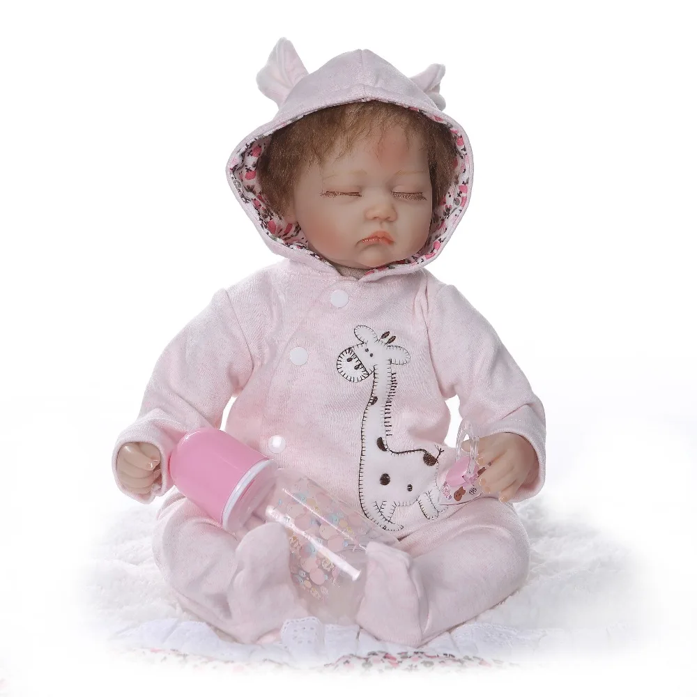 NPKCOLLECTION 40 см очень мягкий силиконовый reborn premie baby twins в розовом и синем платье