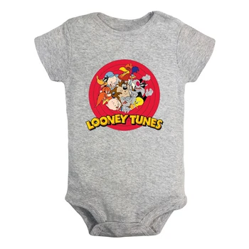 

Oswald the Lucky Rabbit Looney Tunes Newborn Baby Girl Boys Clothes Short Sleeve Romper Jumpsuit Outfits 100% Cotton Present