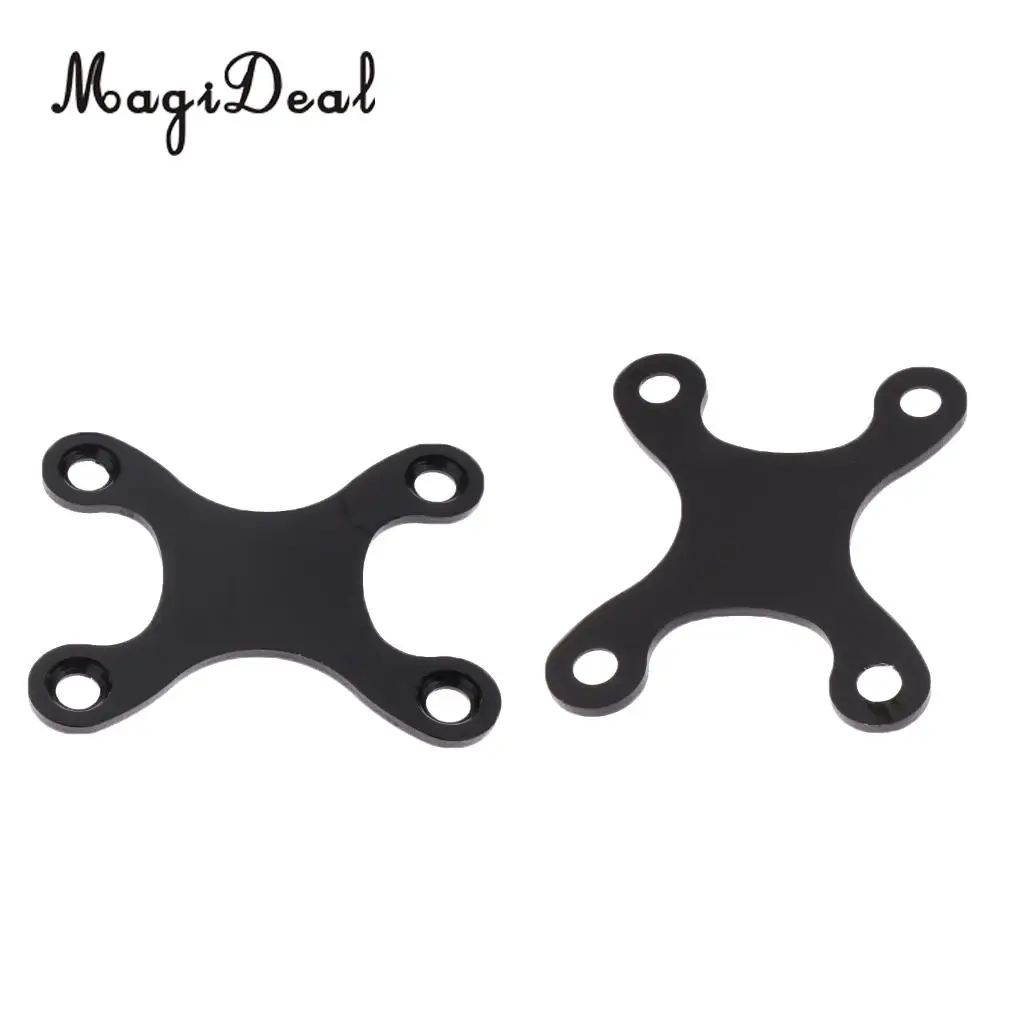 MagiDeal 2pcs Aluminum Alloy Skateboard Longboard Anti Sinking Gasket Prevent Sag Red
