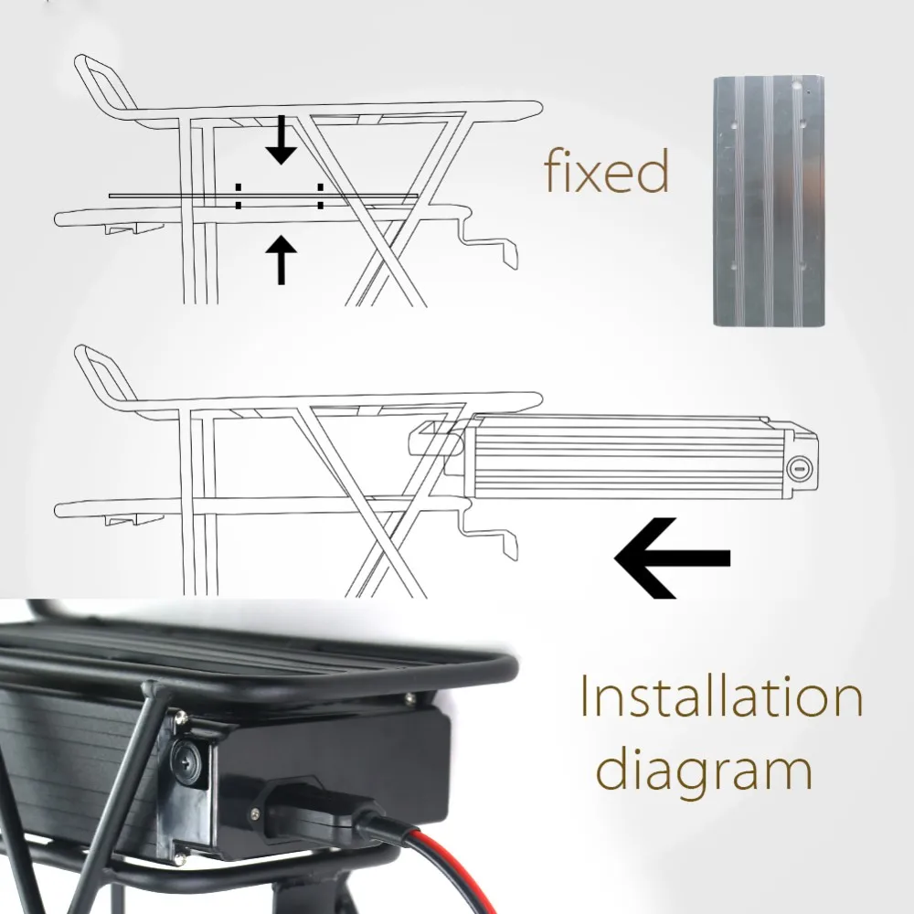 Discount 48V 20.3Ah Ebike Battery electric bike battery 48v Electric Bike Bicycle Batteries 18650 lithium ion Battery for bafang battery 9