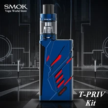 SMOK T-Priv kit Electronic Cigarette T Priv Vape Vaporizer E Cigarette Box Mod VS RX200S iKonn 220 Buy Kit Get 3 Core Free S075