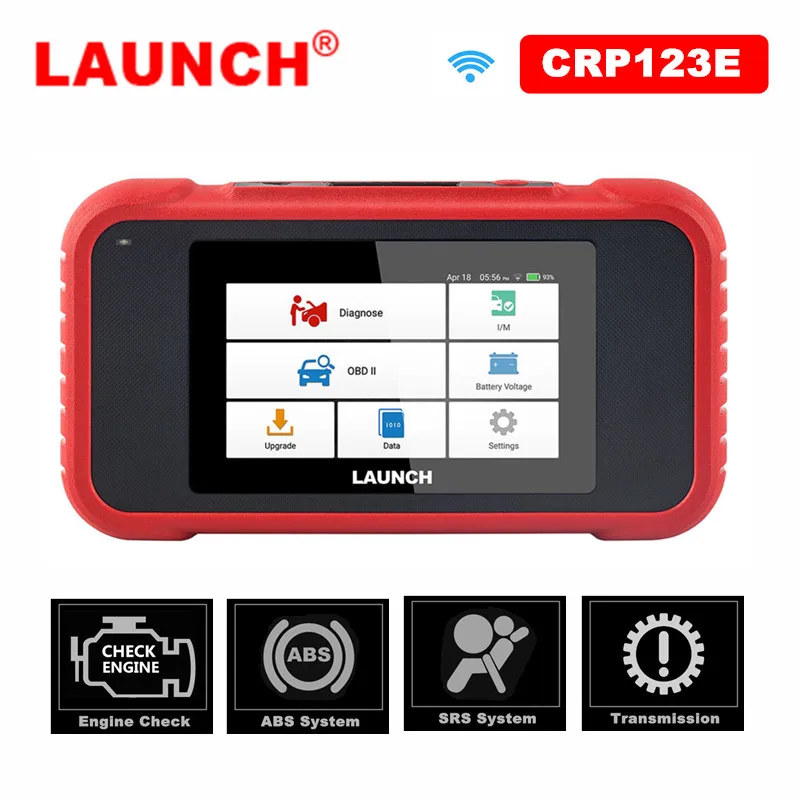 Считыватель кодов LAUNCH X431 CRP123E OBD2 проверка двигателя АБС подушка безопасности SRS