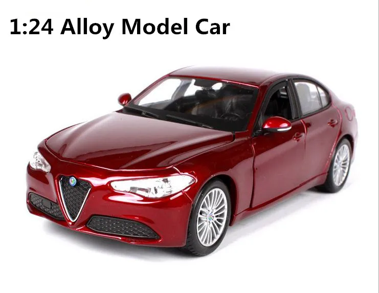 

1:24 Advanced alloy car model toy, high simulation alpha Romeo sports car, 2 open door, Perfect collection model car,wholesale
