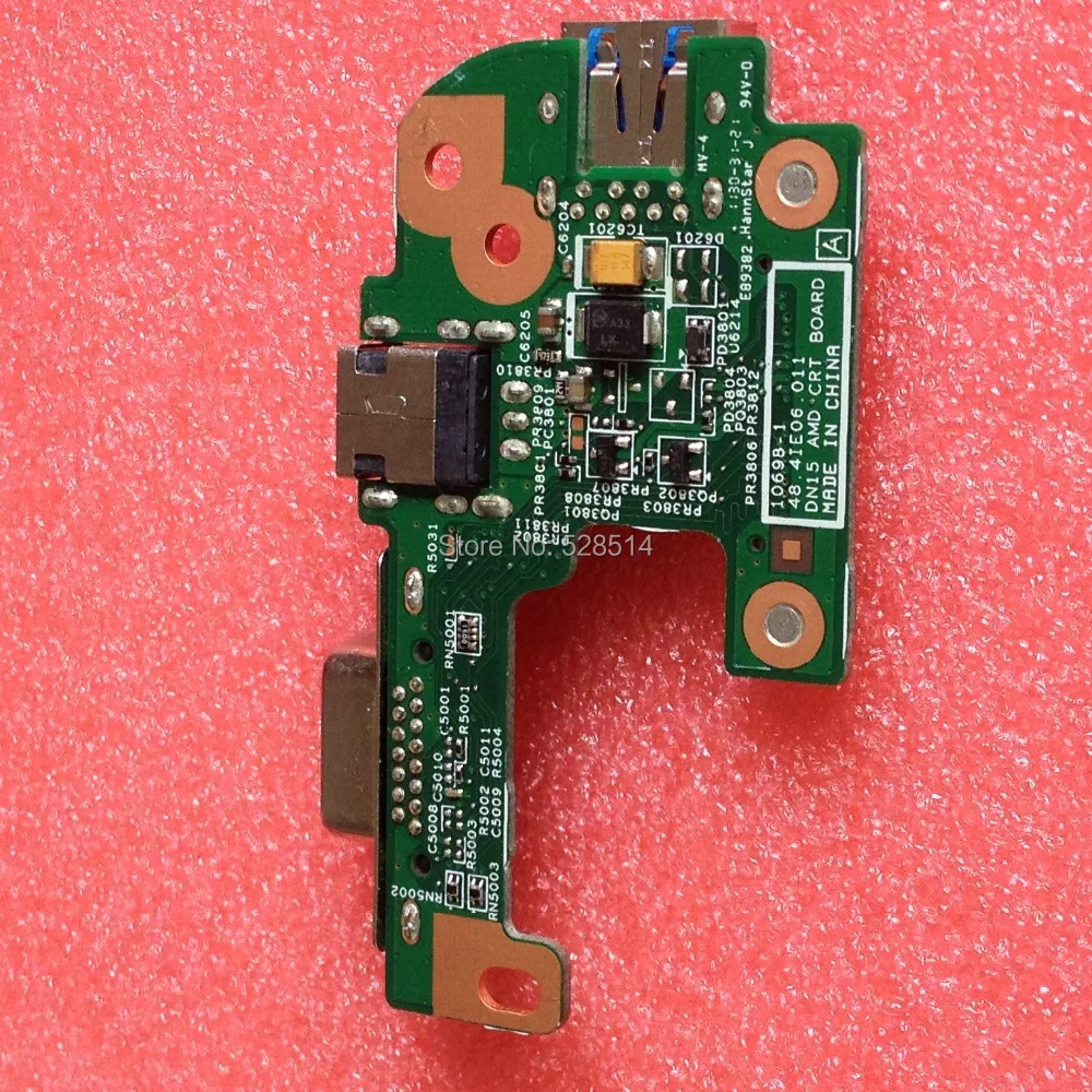 

wholesale NEW MPH7J usb 3.0 power panel for dell m5110 Power DC Jack Board VGA Panel professional 48.4IE06.011