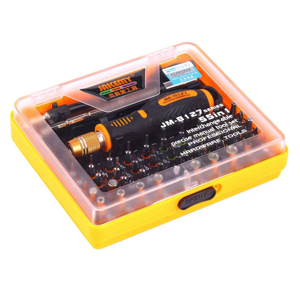 

53 in 1 Multi-purpose Precision Magnetic Screwdriver Set with Trox Hex Cross Flat Y Star Screw Driver for phone Pc Free Shipping