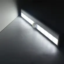 Mini Smart Sensor Led Night Light PIR Infrared Motion Detector Led Wall Cabinet Lamp Emergency Battery Powered Porch Lights mini wireless pir motion sensor night light battery powered porch cabinet lamp