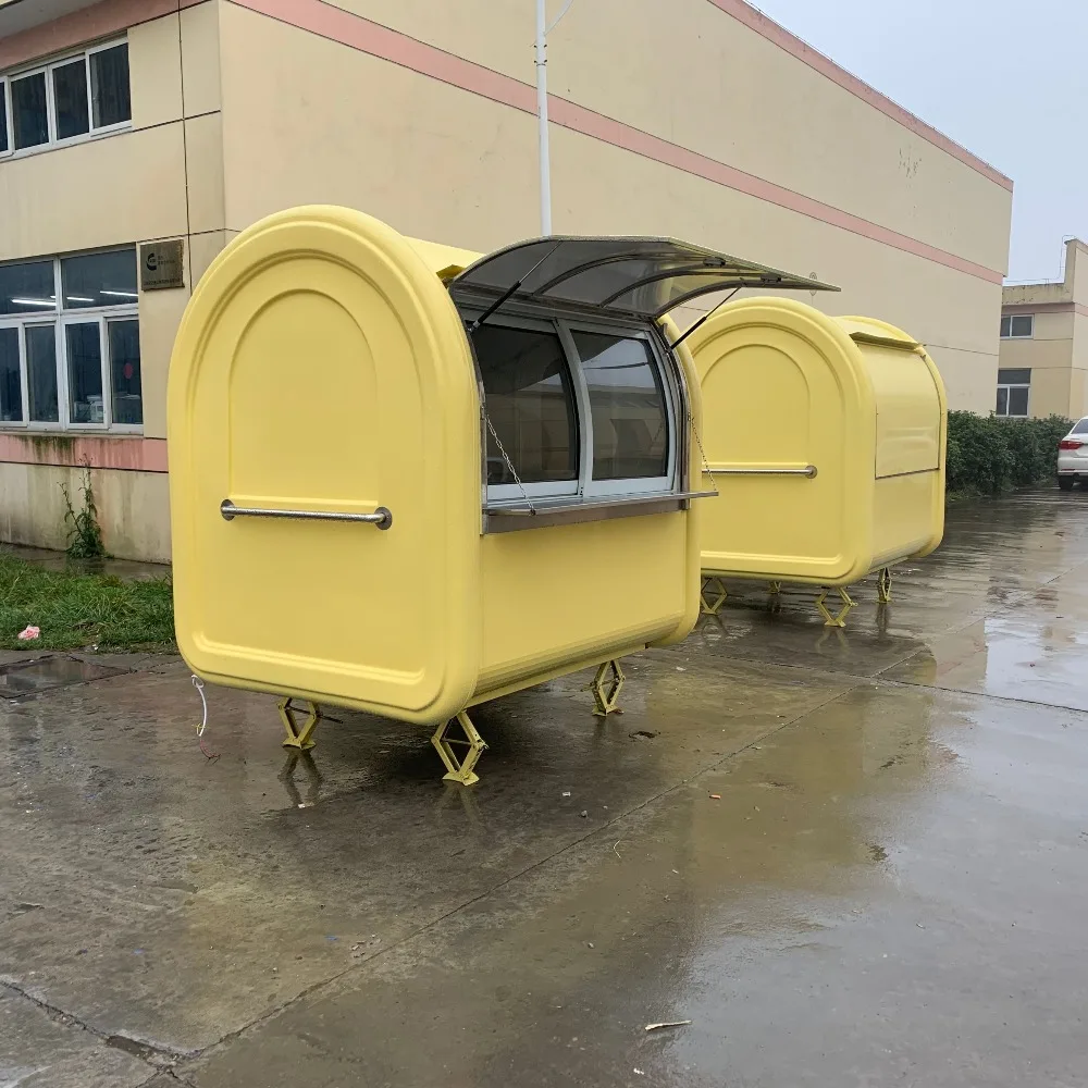 Китайский инновационный новый открытый с 4 колесами Мини пищевой мобильный