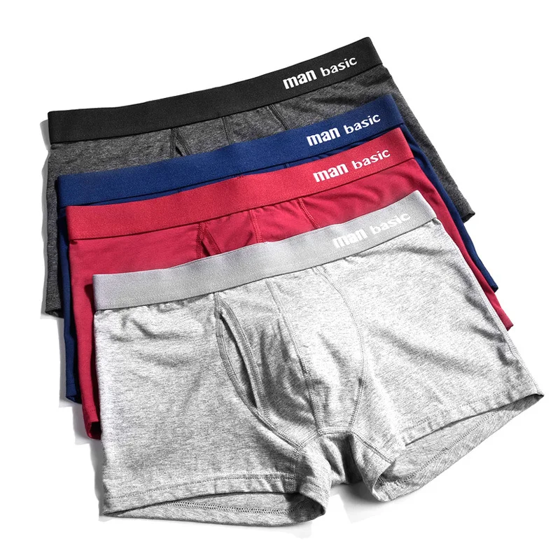 Men's Cotton Boxer Men Sexy Boxers Ventilate Boxers Mens Underwear