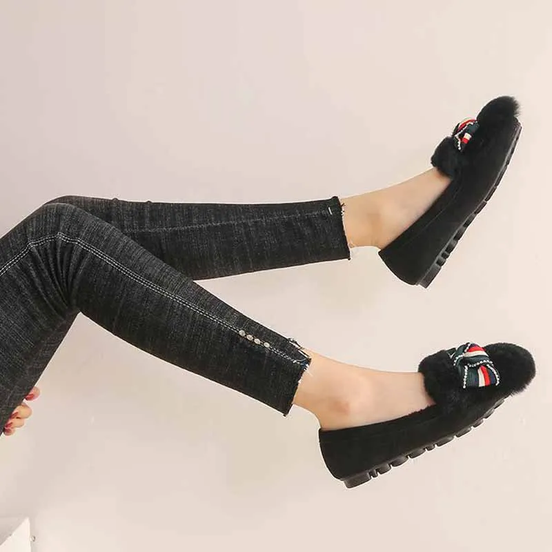 Women's flat shoes casual non-slip shoes ladies casual shoes ladies pointed fashion large size shoes women's shoes new