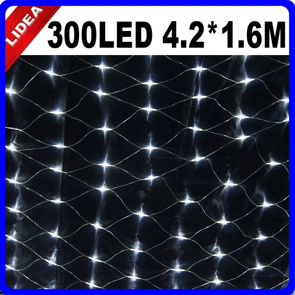 4 2*1 6 м 300 LED Сад Свадьба сад Новый год сетка украшение наружная гирлянда Фея