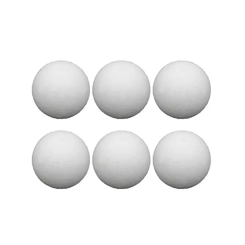 white 6pcs Прочный и высокое качество PP Таблица материалов футбольные аксессуары 36 мм матовый Foosball Матч Настольный Футбол 6 шт. 12 портативный - Цвет: white 6pcs
