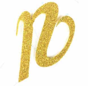 1pc Gold Letter A-Z Cake Topper Happy Birthday Cake Topper Baby Birthday Party Decoration Kids Cake Toppers For Party
