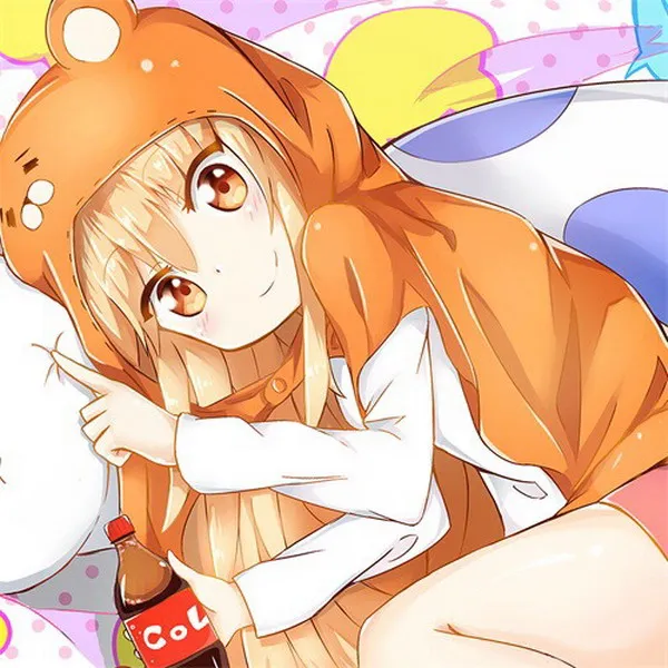 

New Oct. Home Textile Himouto!Umaru-chan Anime 40*40CM Square Pillow Case Covers #39378