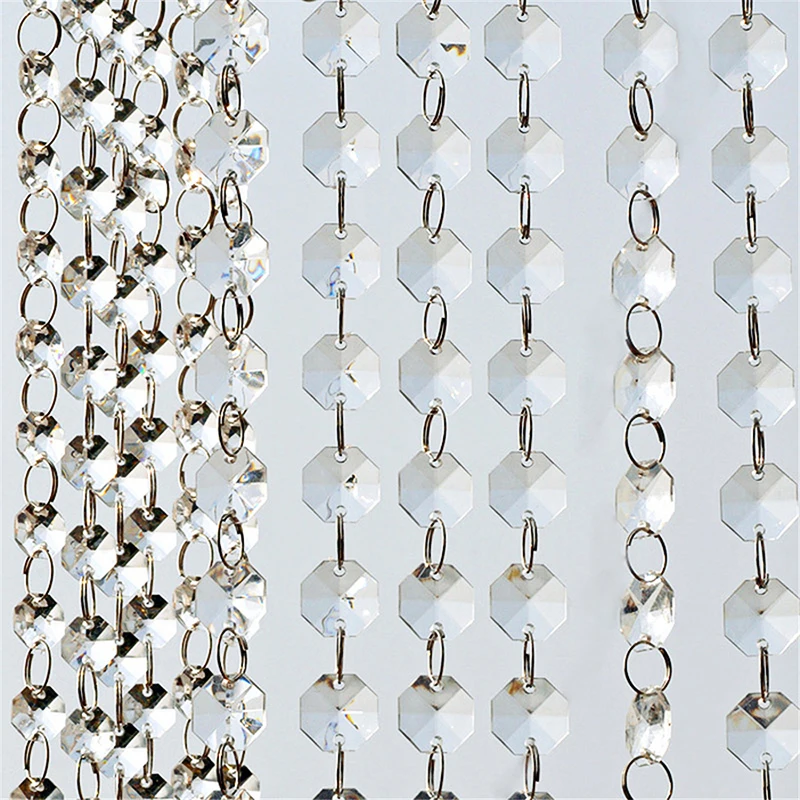 Buy 33FT/14mm Crystal Clear Acrylic Bead DIY Garland