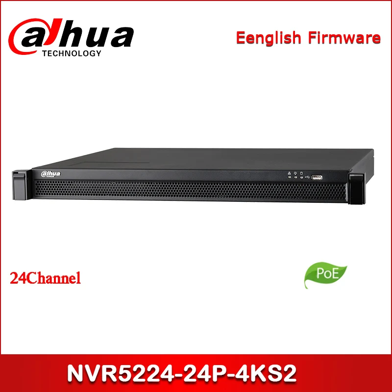 Сетевой видеорегистратор Dahua POE NVR NVR5224-24P-4KS2 24 канала 1U 24PoE 4K &amp H.265 Pro | Безопасность