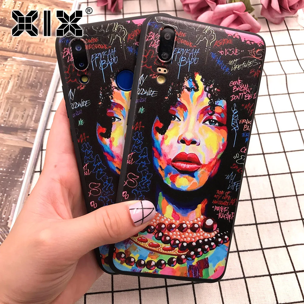 

for Cover Huawei Honor 10 Case African Girl Soft TPU for Huawei Honor 8X Case for Huawei Y5 Y6 2017 2018 6A 6X 7A 7C 7X 8 9 Lite