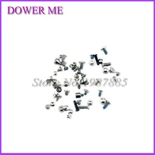 10 компл./лот полный комплект винтов для iPhone 5C с 2 шт черные нижние винты