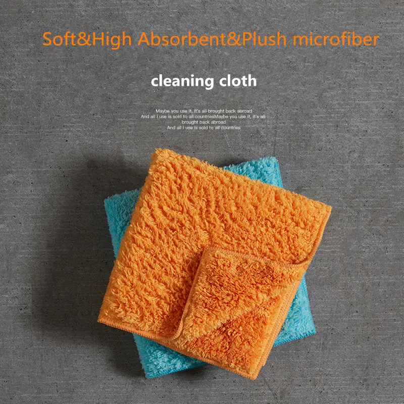 5 pcs Plush Microfiber cloth household cleaning cloth better than cotton kitchen towels micro fiber towel kitchen towel thick 5 pcs Plush Microfiber cloth household cleaning cloth better than cotton kitchen towels micro fiber towel kitchen towel thick