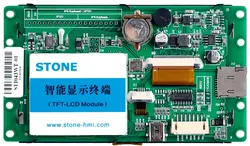 4.3 Polegada hmi display tft lcd módulo com rs232/rs485/ttl porta tft display com motorista 480*272 para uso industrial