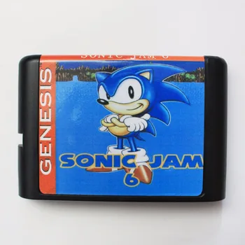 

Sonic 6 Jam 16 bit MD Game Card For Sega Mega Drive For Genesis