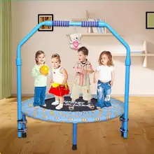 40 дюймов складной резинки батут Высокое качество гимнастический Батут Отказов кровать с регулируемый подлокотник