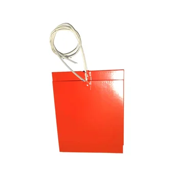 

220v 1120w 350*400*1.5mm silicone heater for stainless steel plate K type blue temperature line 1000mm lead out from 300mm side