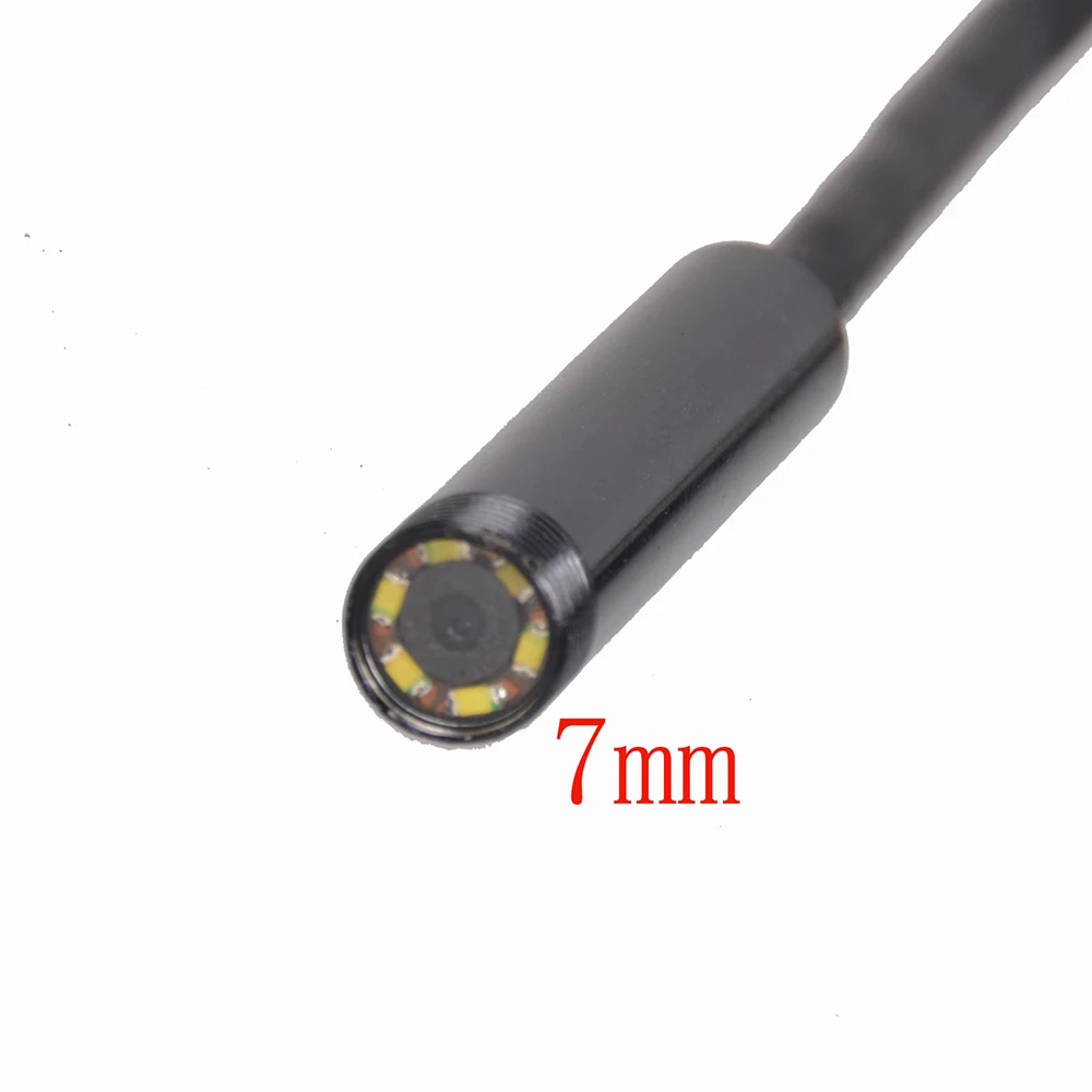 Usb эндоскопическая камера HD 2 м кабель IP67 водонепроницаемая 7 мм Micro Android OTG PC