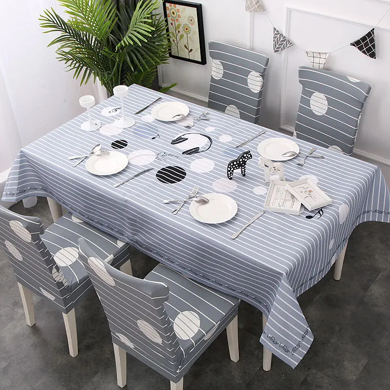 

Rectangular Table Cloth Dining Room Geometric Printing Table Cover For Banquet Hotel Home Kitchen Decoration nappe rectangulaire