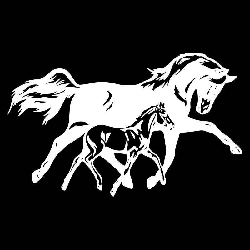 20*12 3 см лошадь Filly Colt Rodeo классические наклейки на кузов автомобиля Наклейка
