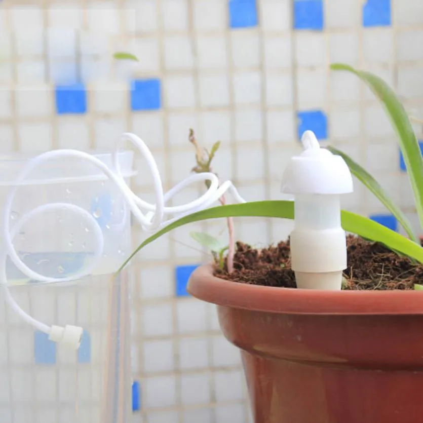 

2PCS Self Watering Flower Plant Device Automatic Garden Sprinklers Water House Waterer Tool watering sprinkler