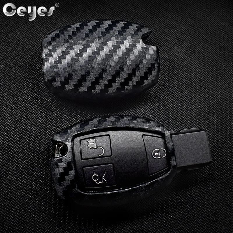 Carbon fiber key cover for MERCEDES-BENZ (1)