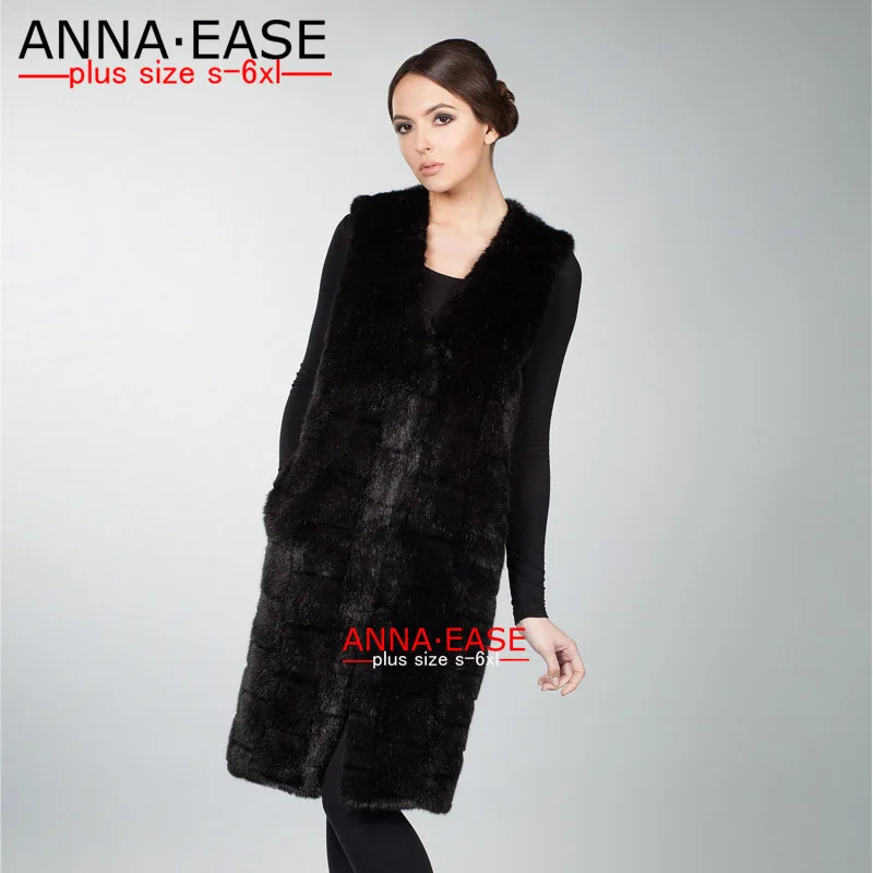 Sale > long faux fur gilet womens > in stock