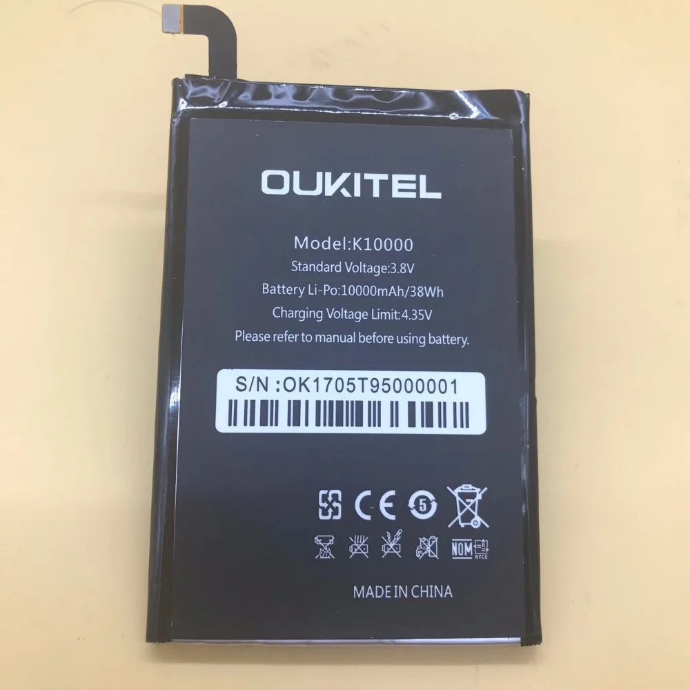 Новинка для oukitel k10000 батарея большой емкости 10000 мАч Замена мобильного
